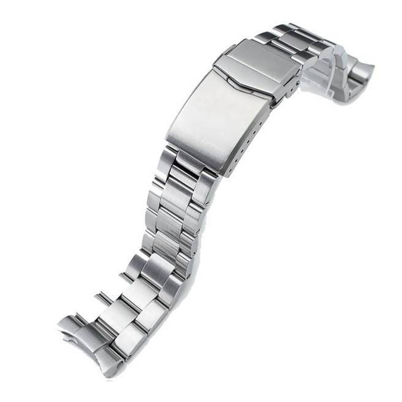 Super 3D Oyster Watch Strap SS221820B118 22mm - Strapcode