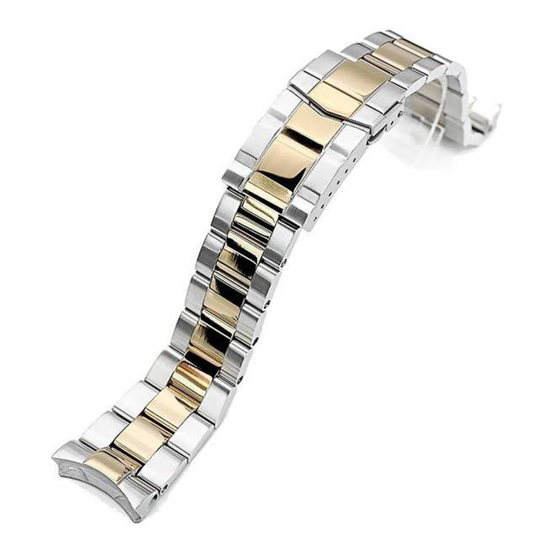 Super-O Boyer SS221805P2G019 22mm Seiko Watch Bracelet - Strapcode
