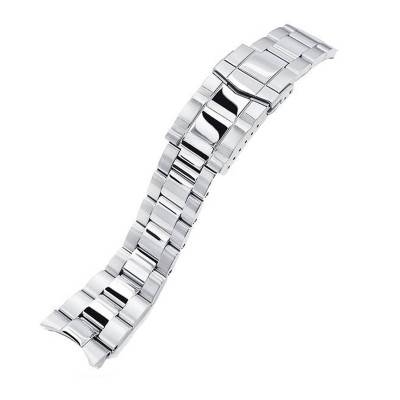 Super-O Boyer SS221805P2S115 316L Stainless Steel Watch Bracelet 22mm - Strapcode