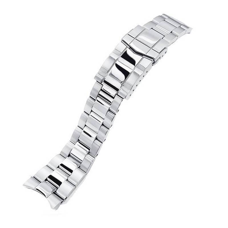 Super-O Boyer SS221805P2S115 316L Stainless Steel Watch Bracelet 22mm - Strapcode