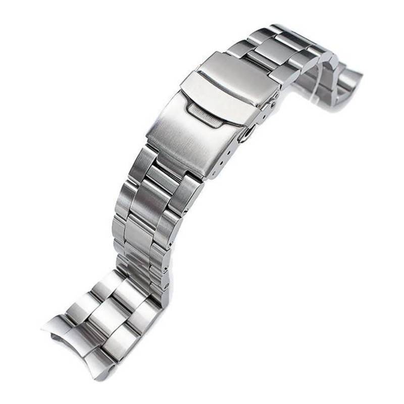 Super-O Boyer 316L Stainless Steel Watch Bracelet SS221803B019 22mm Seiko - Strapcode