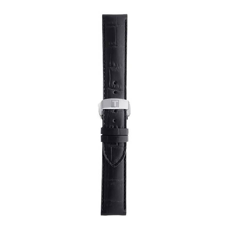 Tissot Official Black Leather Watch Strap 19 mm T600013405 - Tissot
