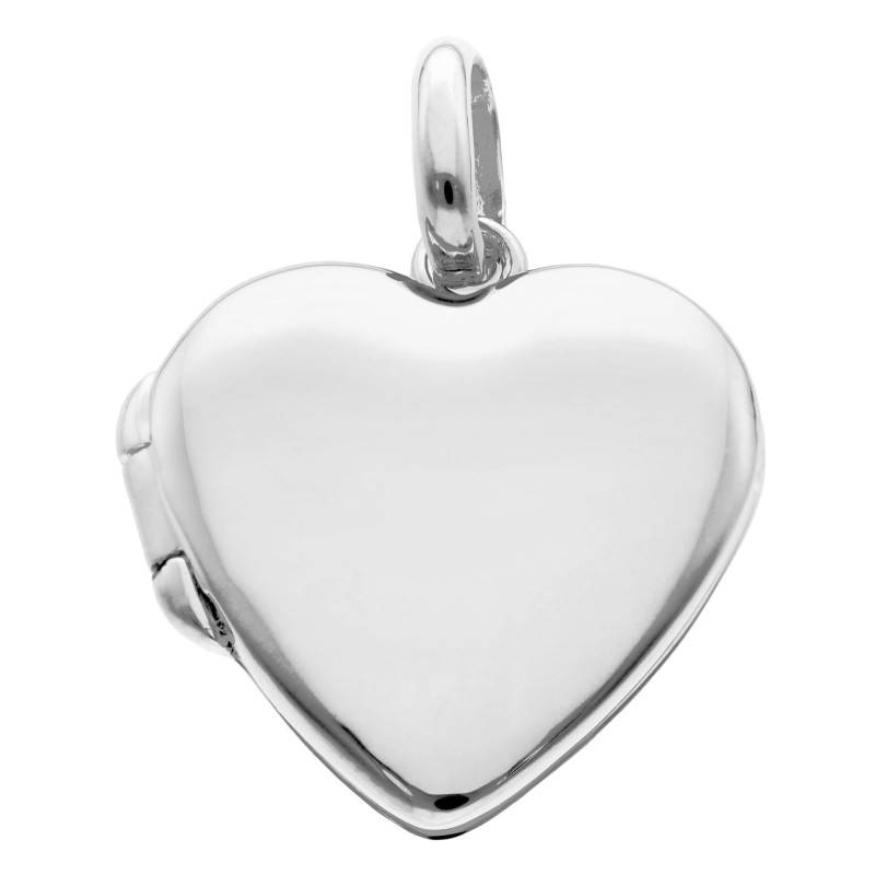925 Silver Heart Photo Locket Pendant - Emanessence