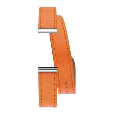 Bracelet Antarès double Nappa Soft Orange BRAC17048A80 - Herbelin