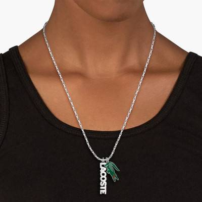 Steel Umpire Necklace, Adjustable Length 60 cm - 2040487 - Lacoste