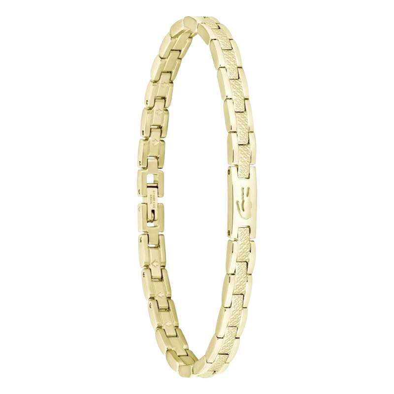 Gold-Tone Steel Métropole Bracelet, Adjustable Length 19 cm - 2040465 - Lacoste