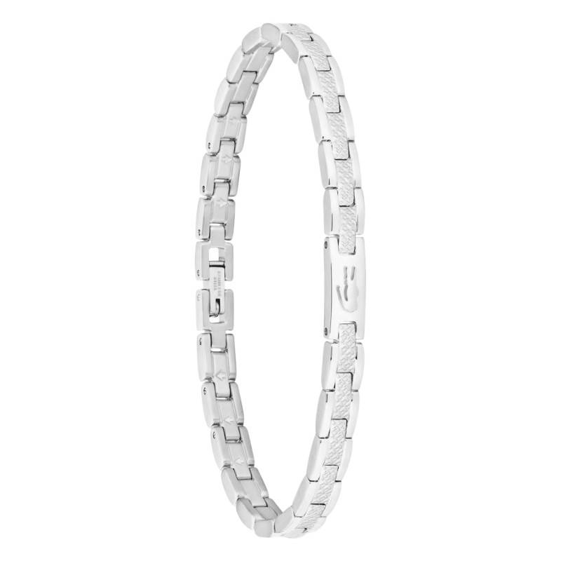Steel Métropole Bracelet, Adjustable Length 19 cm - 2040466 - Lacoste