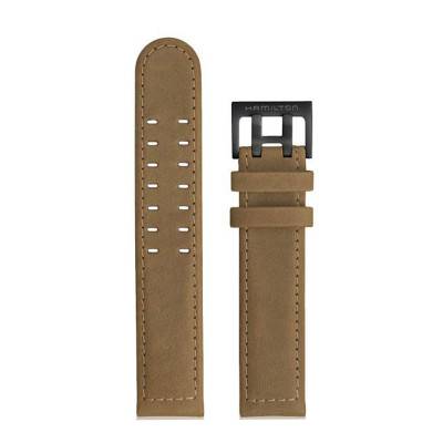 Hamilton Khaki Field Auto Brown Leather Watch Strap H690705124 - Hamilton