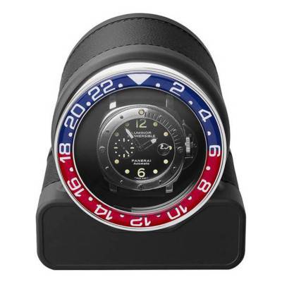 Remontoir Montre Rotor one sport black + red/blue 03009.B.PEP - Scatola del Tempo