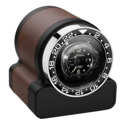 Remontoir Rotor one sport chestnut + black 03009.C.N - Scatola del Tempo