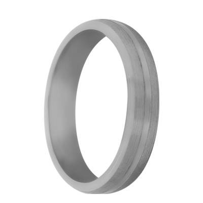 Alliance Ruban Standard Corelli Rainurée en Palladium 950, Largeur 5 mm - Viggo Sorensen