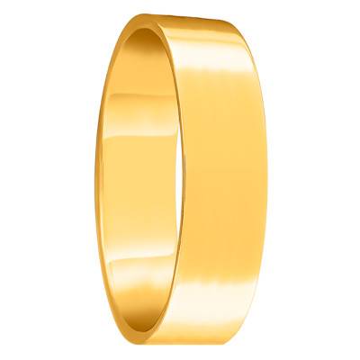 Alliance Ruban Standard en Or Jaune 750, Largeur 4,50 mm - Ponce