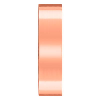 Alliance Ruban Standard en Or Rose 750, Largeur 5 mm - Ponce