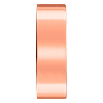 Alliance Ruban Standard en Or Rose 750, Largeur 6 mm - Ponce