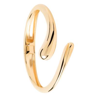 Orbit Open Bangle in 925 Gold-Plated Silver - PU01-942-S - Pdpaola
