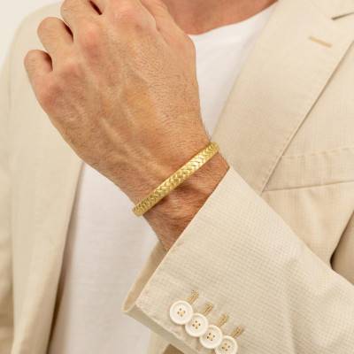 Gold-Tone Steel Tailored Bracelet - 1580672 - Boss