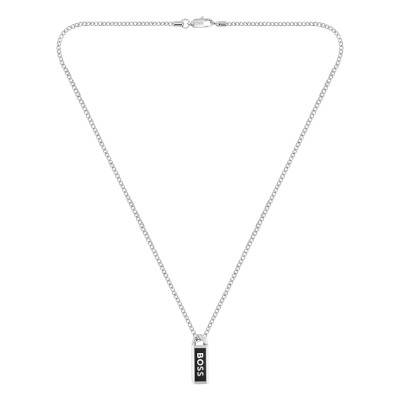 Collier Kassy Emblem en Acier, Longueur 56 cm - 1580677 - Boss