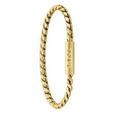 Doran Gold-Tone Steel Bracelet, 18 cm to 19 cm - 1580696 - Boss