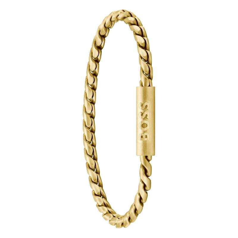 Doran Gold-Tone Steel Bracelet, 18 cm to 19 cm - 1580696 - Boss
