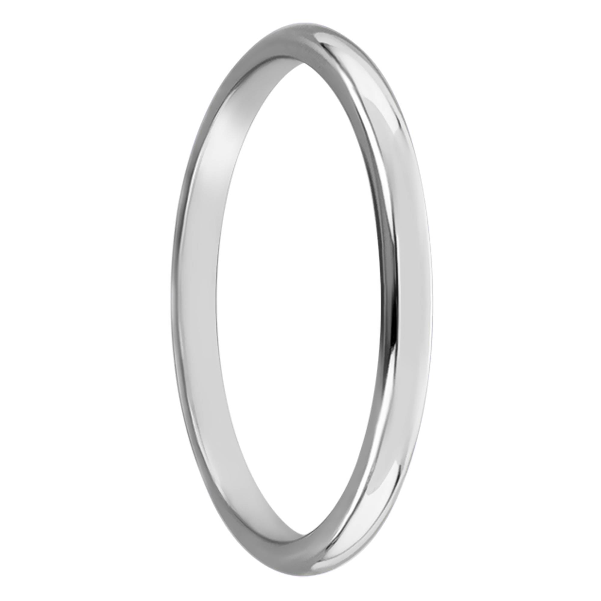 Alliance contemporaine et sobre en platine Ocarat