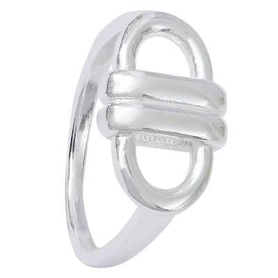 925 Silver Knot Ring - Clio Blue