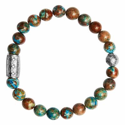 Phoenix Stone Prosperity Bracelet, Length 18.5 cm to 20.5 cm - Lauren Steven