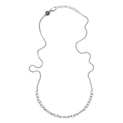 Collier Only The Brave, Acier DX1329040, Longueur 65 cm - Diesel