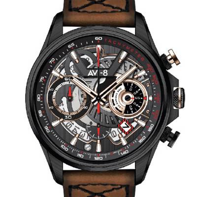 Montre Hawker Harrier Matador Chronograph Desert Black AV-4125-02 - Avi-8