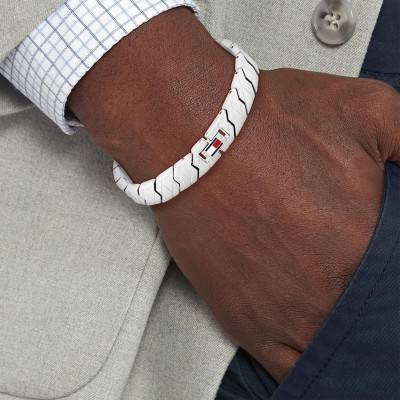 Bracelet Lars Texturé en Acier, Longueur 19 cm - 2790619 - Tommy Hilfiger
