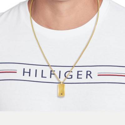Jameson Gold-Tone Steel Necklace, Length 55 cm - 2790628 - Tommy Hilfiger