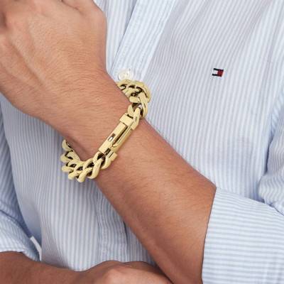 Bracelet Wild en Acier Doré, Longueur 19 cm Ajustable - 2790638 - Tommy Hilfiger