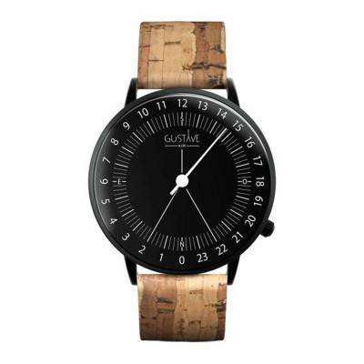 Montre 24h Antoine Noire Liège - Gustave & Cie
