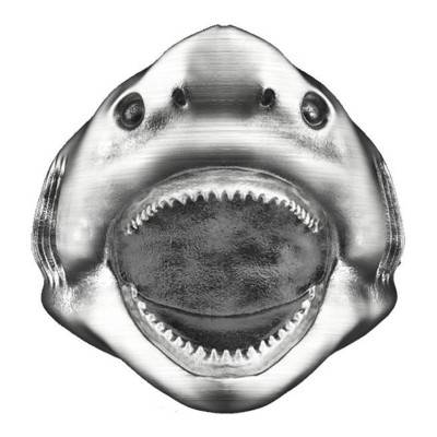 925 Silver Vintage Shark Ring - EXA184 - Zancan