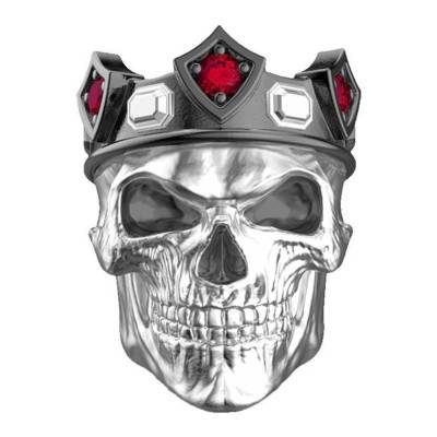 925 Silver Skull Vendetta Ring - EXA179 - Zancan