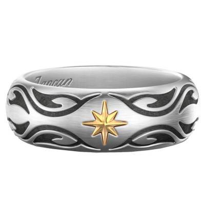 925 Silver Cosmopolitan Tribal Ring - EXA210 - Zancan