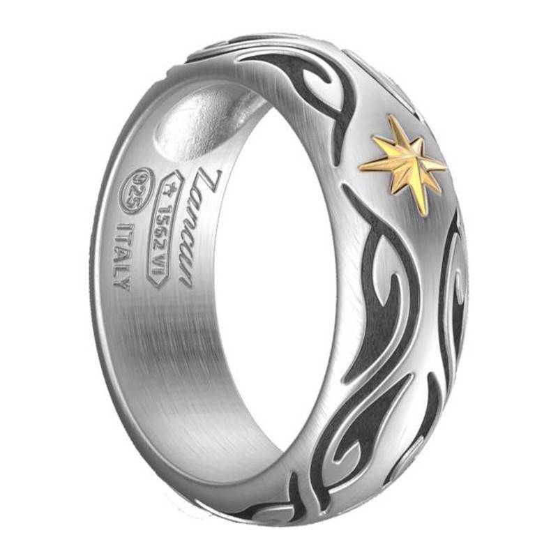925 Silver Cosmopolitan Tribal Ring - EXA210 - Zancan