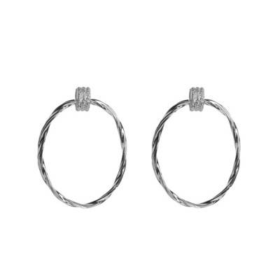 Boucles d'oreilles Argentées Almach - Emma & Chloé