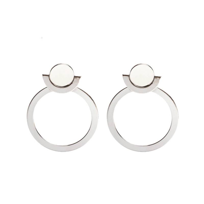 Silver Paris and Patty Earrings - Emma & Chloé