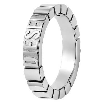 Bague Diesel Font en Acier - DX1591040 - taille 60 - Diesel