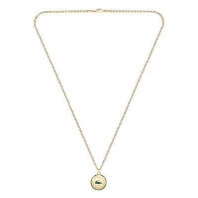 Golden Steel Vigor Necklace, Length 60 cm - 2040448 - Lacoste