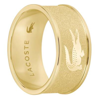 Bague Backhand en Acier Doré - 2040486G - Lacoste