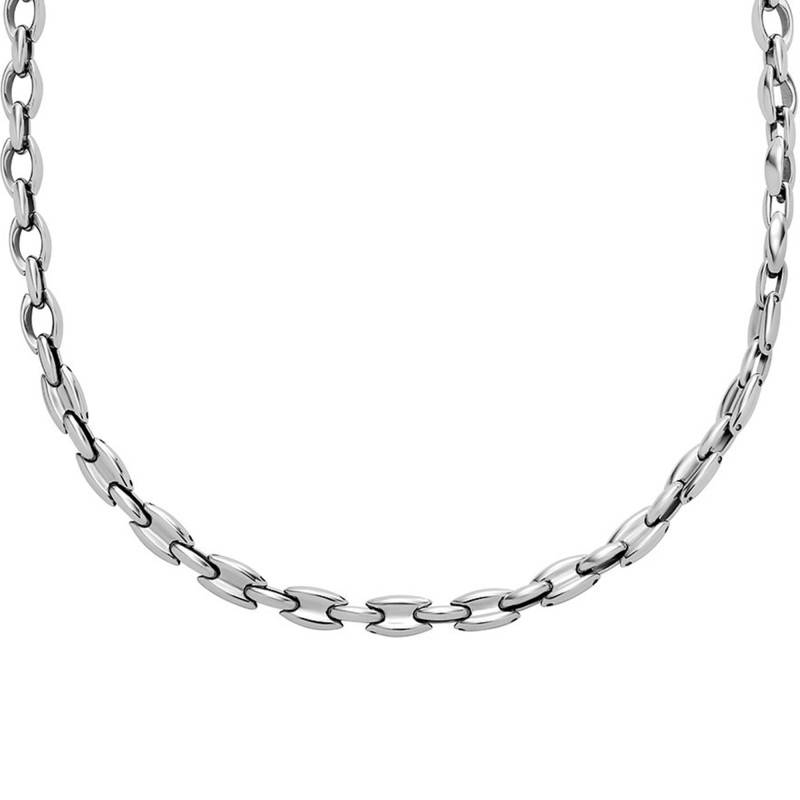 Adjustable-Length Steel Metamorph Cable Chain Necklace 50 cm to 55 cm - DX1582040 - Diesel