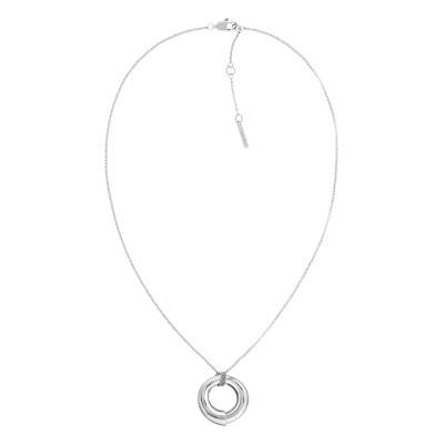 Steel CK Spiral Necklace, Length 56 to 61 cm - 35000760 - Calvin Klein
