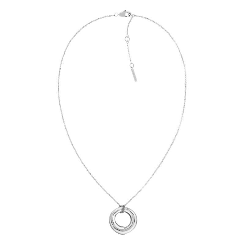 Steel CK Spiral Necklace, Length 56 to 61 cm - 35000760 - Calvin Klein