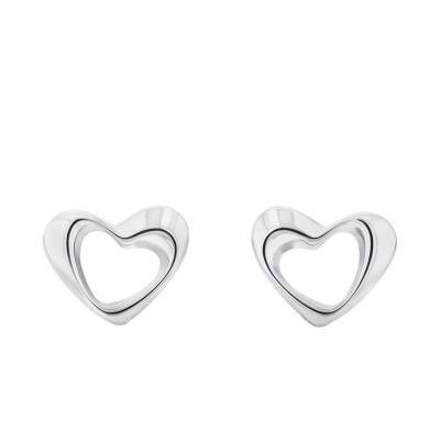 Enchanting Steel Stud Earrings Heart - 35000759 - Calvin Klein