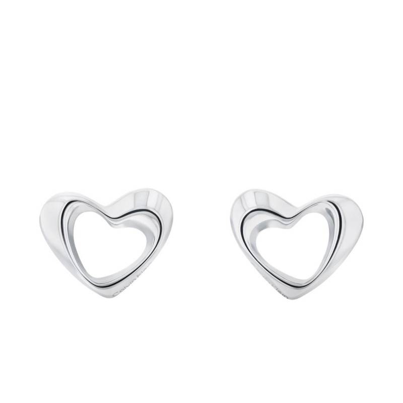 Enchanting Steel Stud Earrings Heart - 35000759 - Calvin Klein