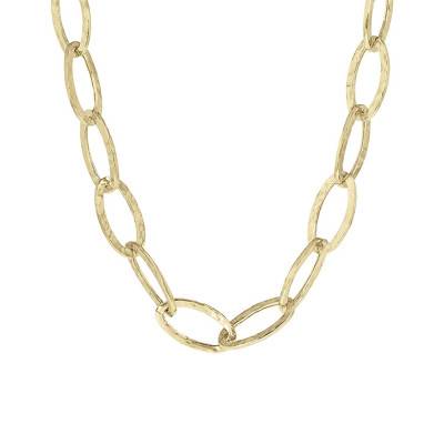 Yellow Gold-Plated Chain, Length 61 cm - Etrusca Gioielli