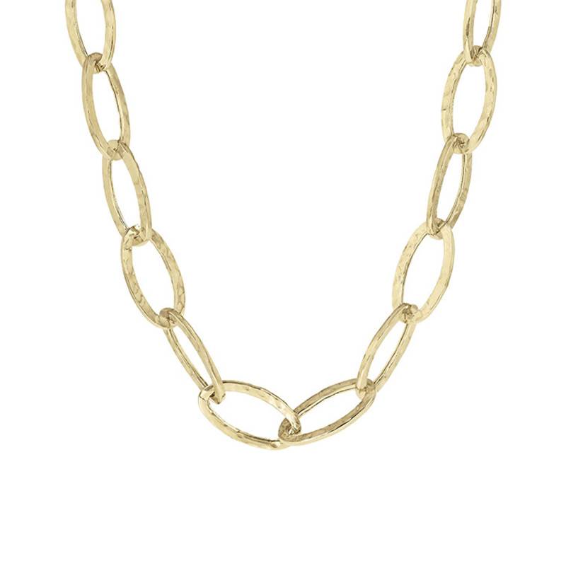 Yellow Gold-Plated Chain, Length 61 cm - Etrusca Gioielli