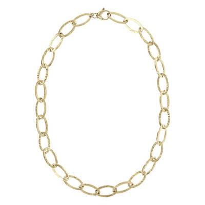 Yellow Gold-Plated Chain, Length 61 cm - Etrusca Gioielli
