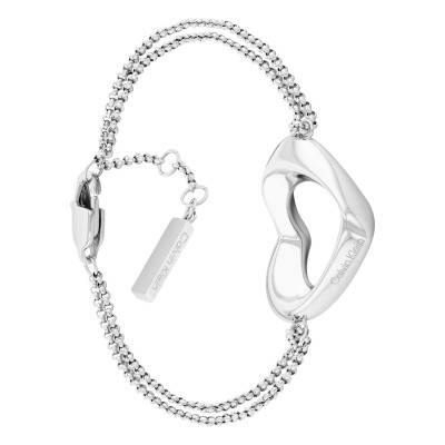 Steel Enchanting Heart Bracelet, Adjustable Length 17 cm - 35000758 - Calvin Klein